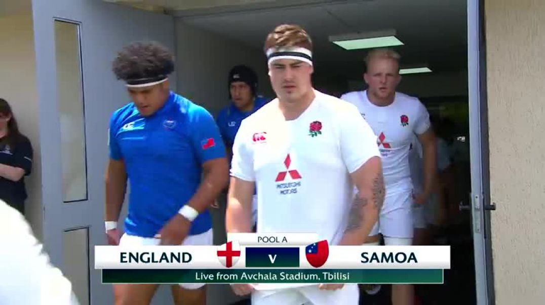 ⁣highlights england v samoa match day 1 of the world rugby u20s h264 33379