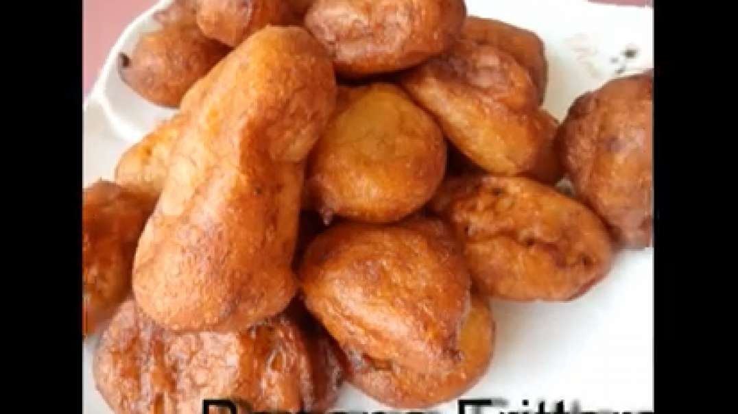 banana fritters african food