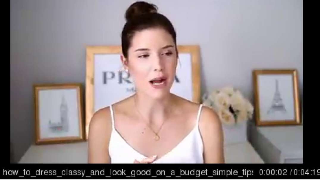 ⁣how to dress classy and look good on a budget simple tips by erin elizabeth