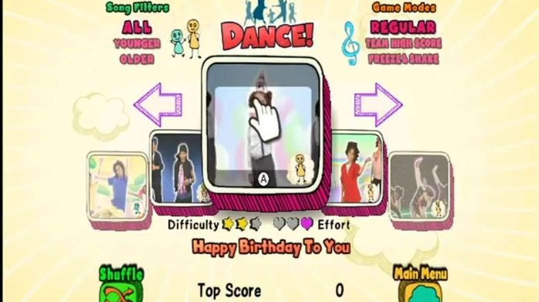just dance kidsb happy birthday to you