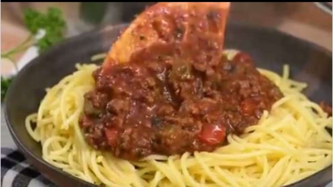 ⁣Best ever spaghetti sauce