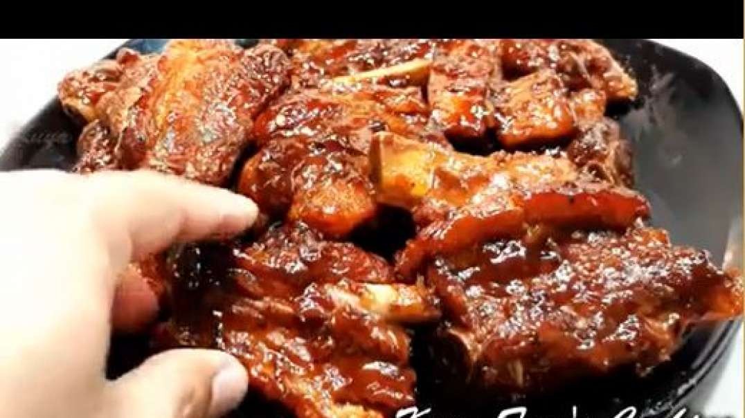 How to cook yummy sweet spicy sticky pork