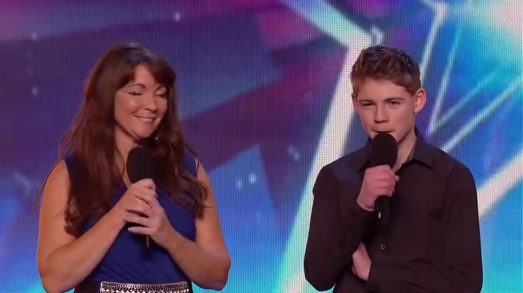Mother Let Her Son To Take The Lead AND Simon Was IMPRESSED!