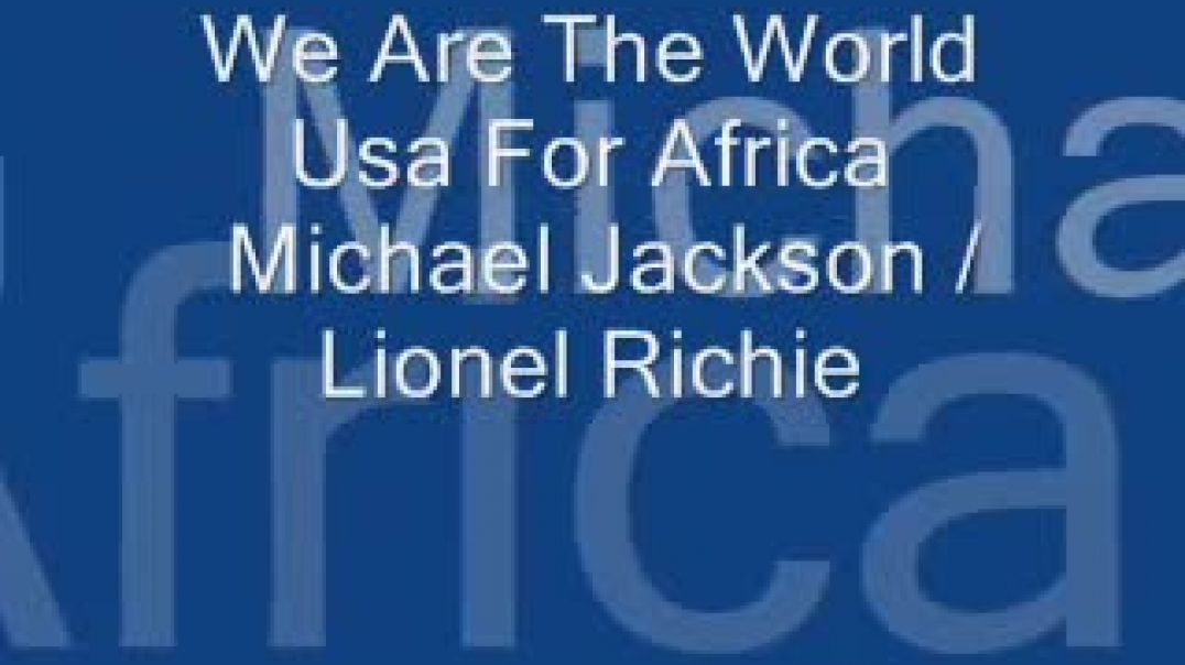 We Are The WorldMichael Jackson  Lionel Richie lyrics