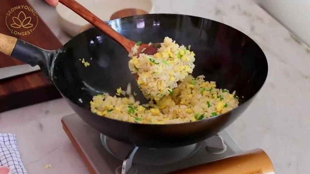 5 minutes easy egg fried rice