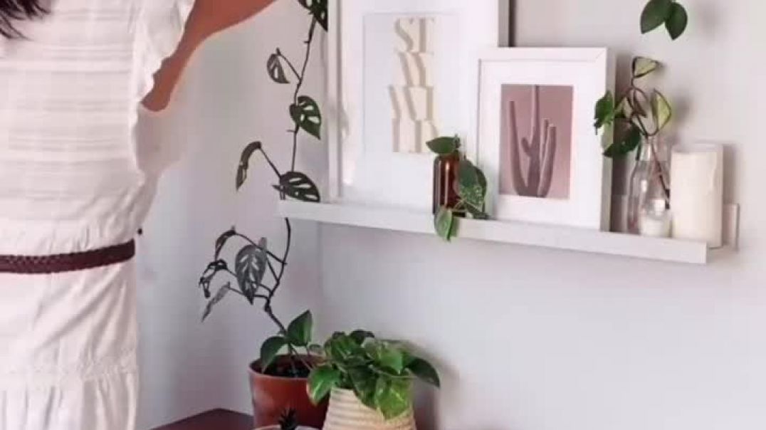 Two Ways to Style a Picture Ledge Shelf