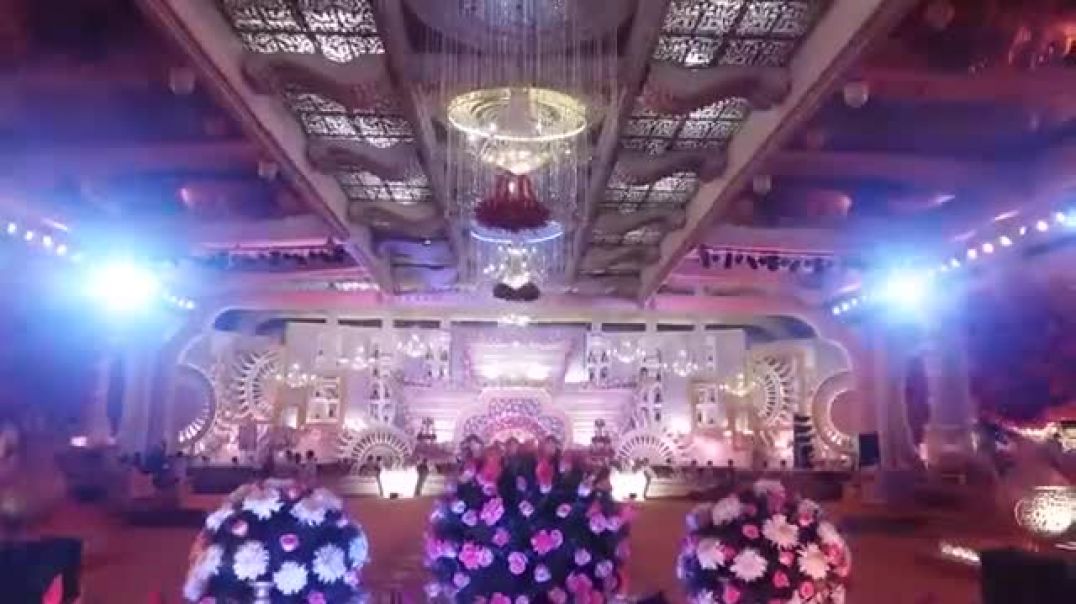 Royal Wedding decoration with luxury arrangements Interiors florals architecture by Shreija