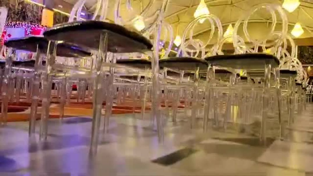 ⁣Wedding Setup at Sky Dome Banquet Hall