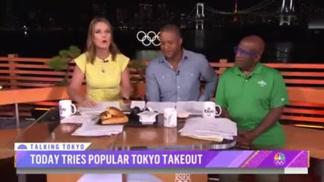 Today anchors try tokyo take  out food