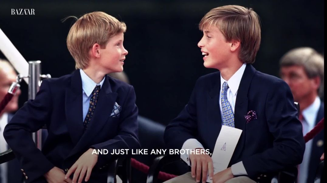 Prince William and Prince Harrys Cutest Brother Moments  Harpers BAZAAR