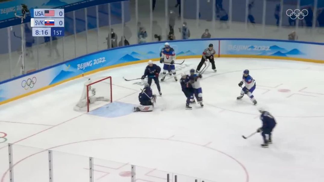 ⁣Slovakia upsets USA in Mens Ice Hockey  Highlights Beijing 2022  USA v Slovakia