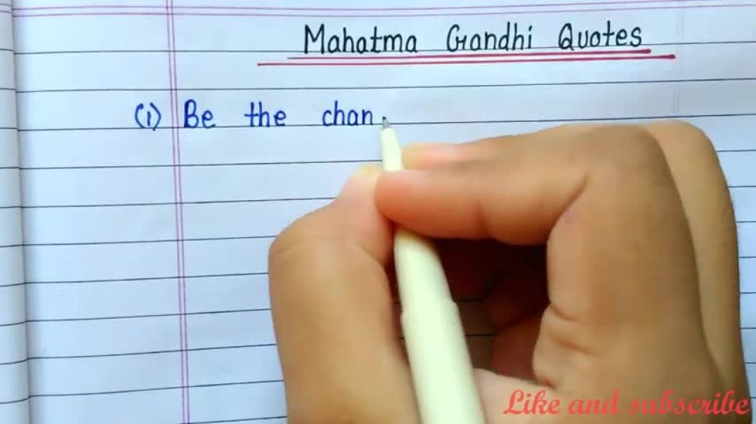 10 best quotes of Mahatma gandhi in english