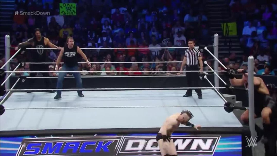⁣Roman Reigns  Dean Ambrose vs Sheamus  Big Show SmackDown July 16 2015