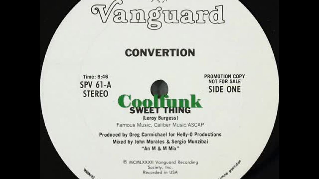 ⁣Convertion  Sweet Thing 12 inch