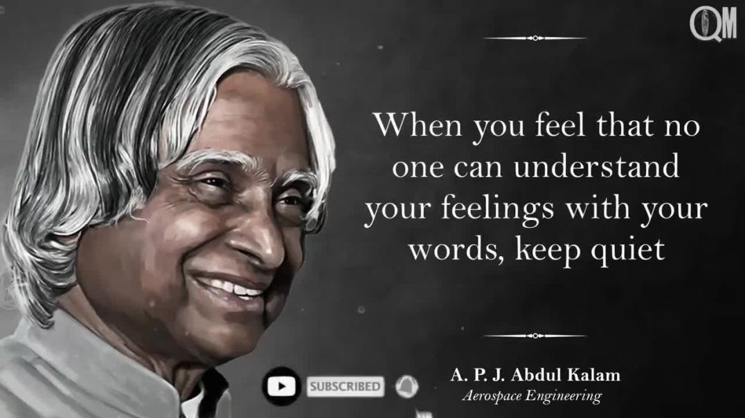 ALWAYS BE SILENT IN FIVE SITUATIONS _ APJ Abdul Kalam Quotes _ Life Quotes - Quotation &amp;amp;