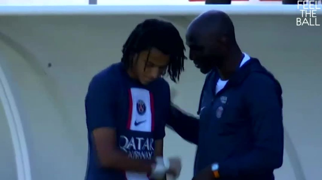 ⁣15 Years Old Ethan Mbappé Debut for Paris SaintGermain U19 vs Juventus Youth League 06092022