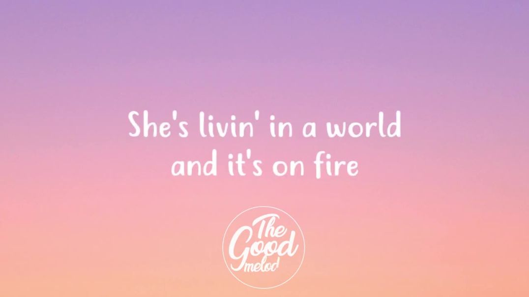 ⁣Alicia Keys  Girl On Fire Lyrics  Lyric Video