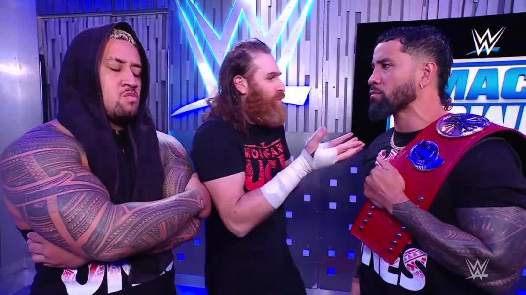⁣Sami Zayn receives a call from Roman Reigns SmackDown Oct 14 2022