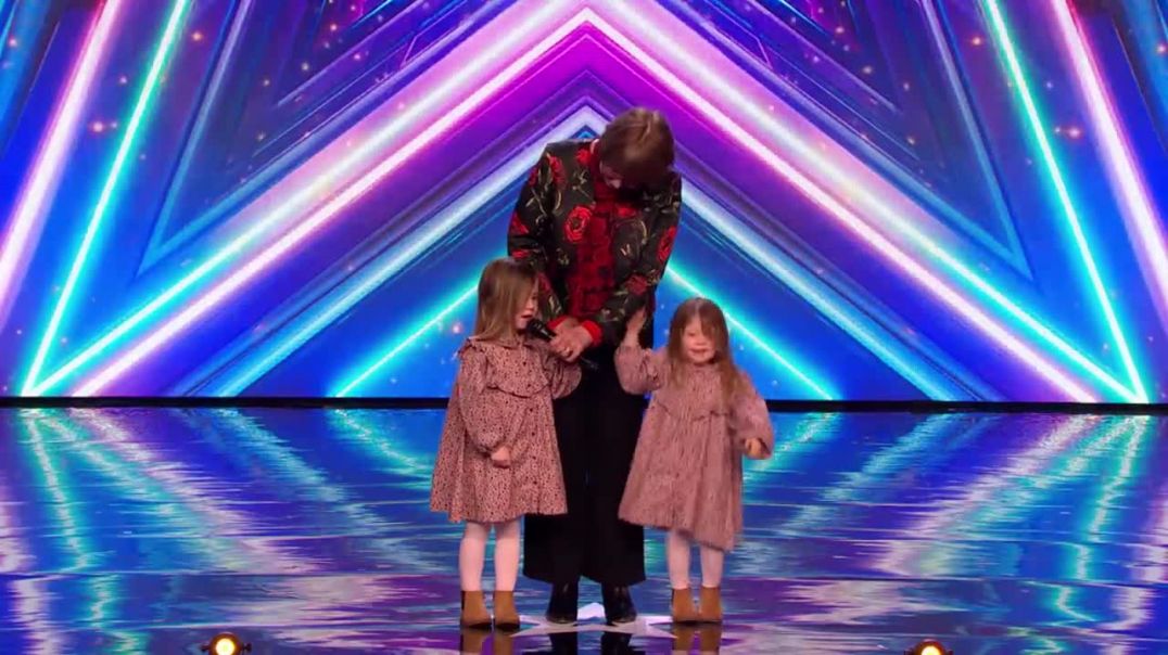 ⁣EMOTIONAL DAD surprised by his kids who applied for the show for him  Auditions  BGT 2022