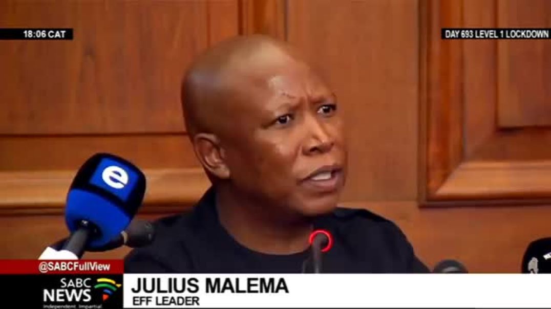 ⁣EFF leader Julius Malema stands by what he believes of the struggle song Dubula ibhunu