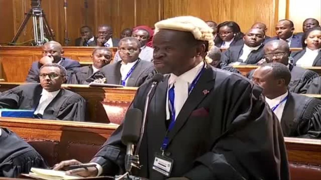 ⁣PLO Lumumba's submission at the Supreme Court