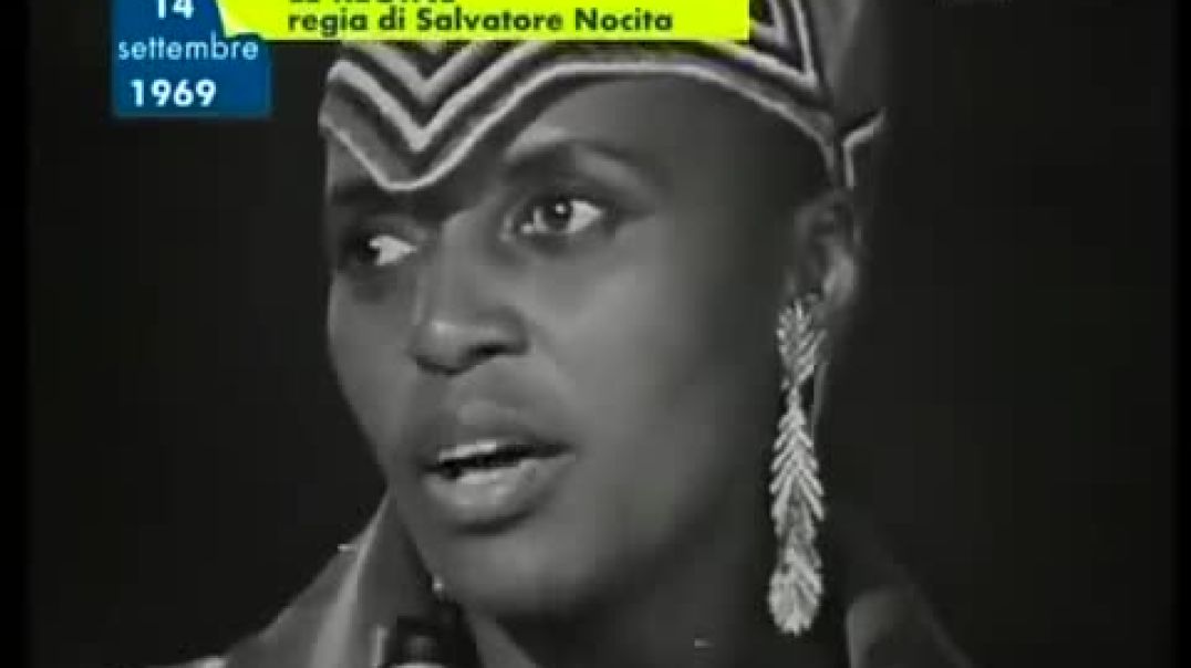 ⁣Miriam Makeba Malaika Live Performance 1969