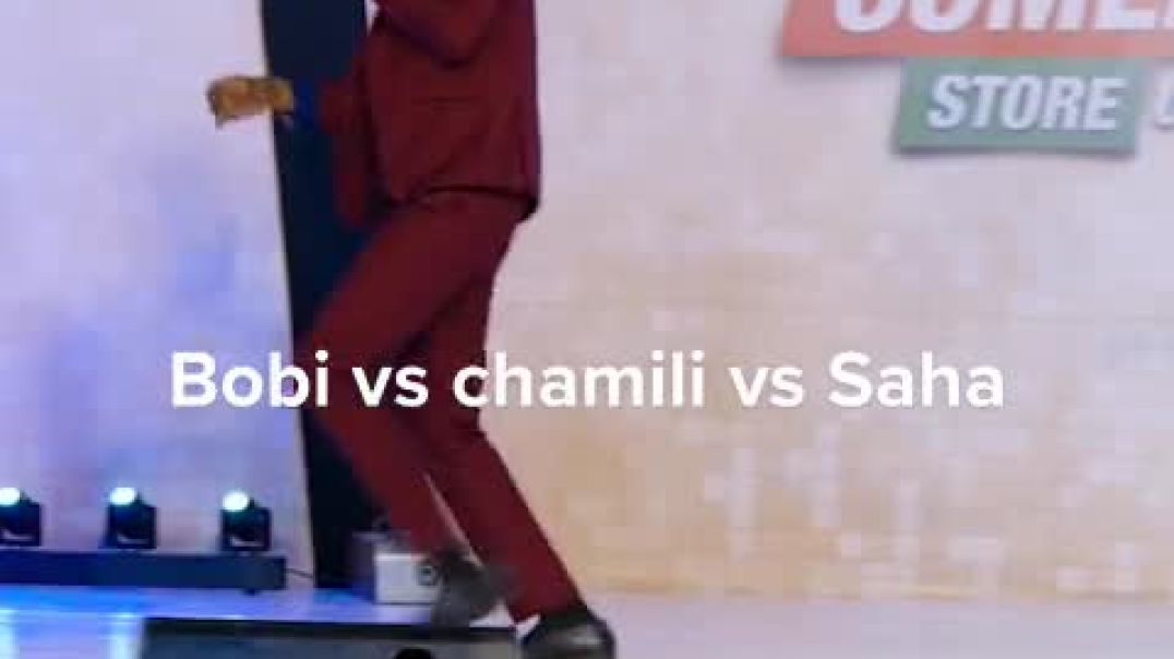 ⁣BOBI VS CHAMILI VS SAHA ON THE SAME STAGE!🙆🏾‍♀️