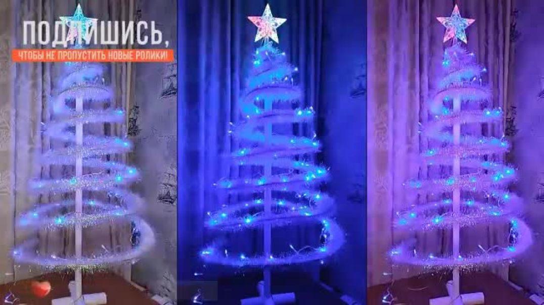 Gorgeous stylish Christmas tree  made of ordinary cardboard with your own hands DIY Christmas Tree