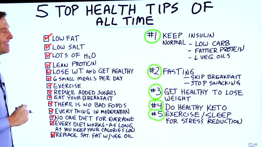 ⁣The 5 Top Health Tips of All Time