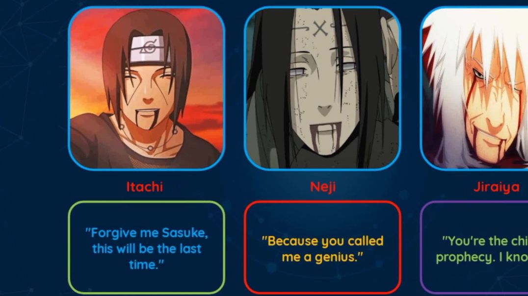 ⁣FinalLast words of Naruto characters