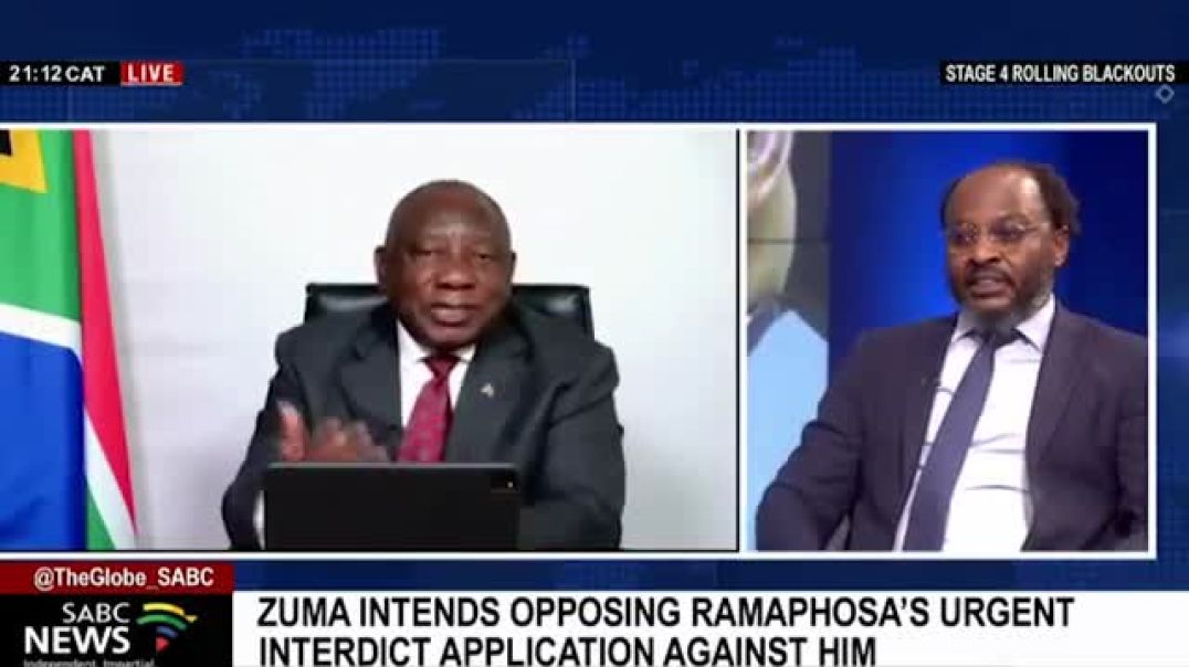⁣Former President Zuma  to oppose President Ramaphosa's urgent interdict over his private prosec