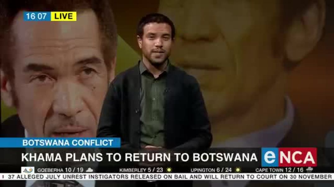 Botswana Conflict Khama  plans to return to Botswana