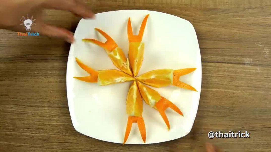 8 FRUIT CARVING AND CUTTING TRICKS  Thaitrick