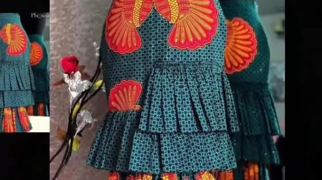 ⁣Exclusively Fascinating Ankara Styles  African Fashion 2020 Ankara Midi_Maxi Skirt Designs For Ladi