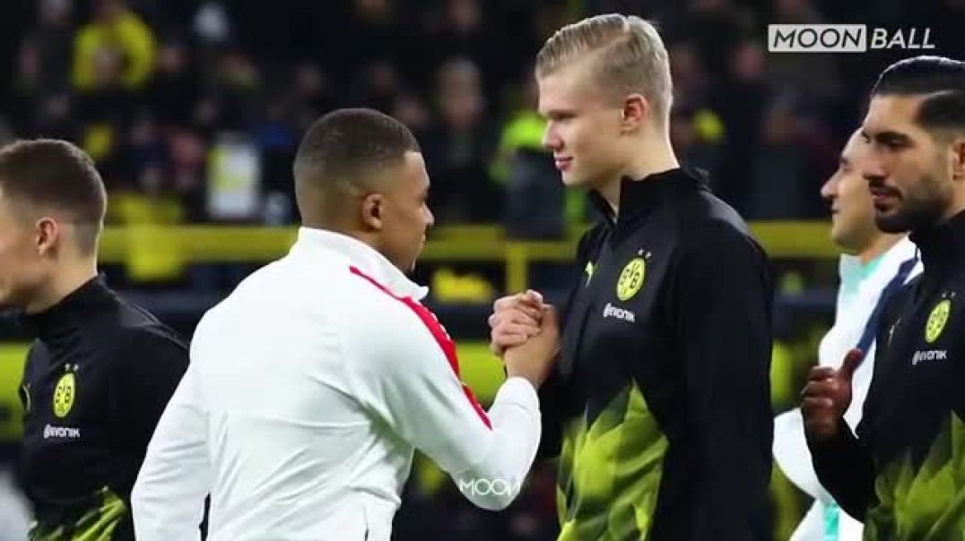 ⁣Kylian Mbappé and Neymar Jr will never forget Erling Haaland's performance in this match
