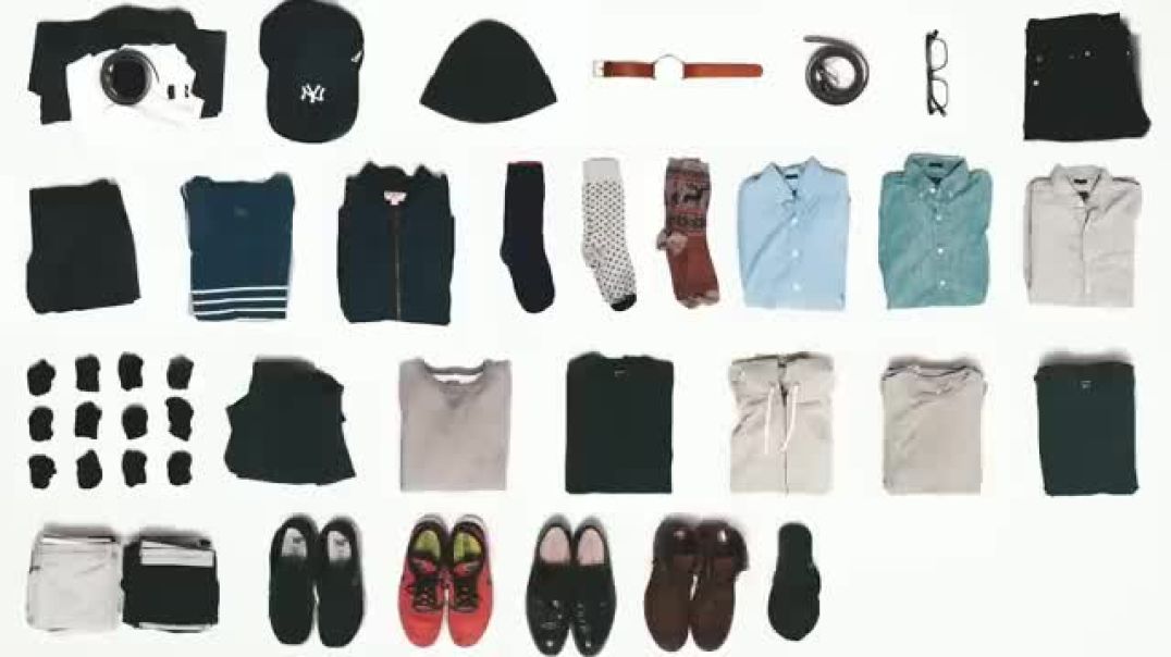 9  ITEMS, 9 OUTFITS  (capsule wardrobe example)