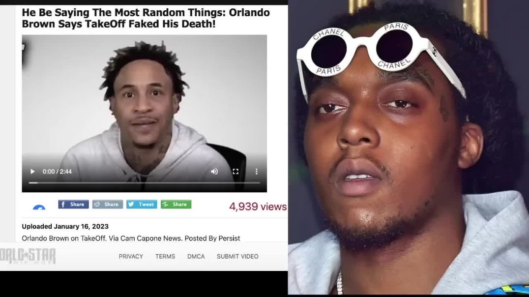 ⁣Orlando Brown REVEALS, TAKEOFF FAKE HIS DEATH TO GET OUT OF THE HOLLYWOOD CONTRACT