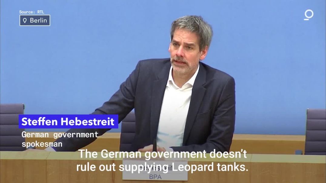 ⁣Germany Doesnt Rule Out Supplying Tanks to Ukraine