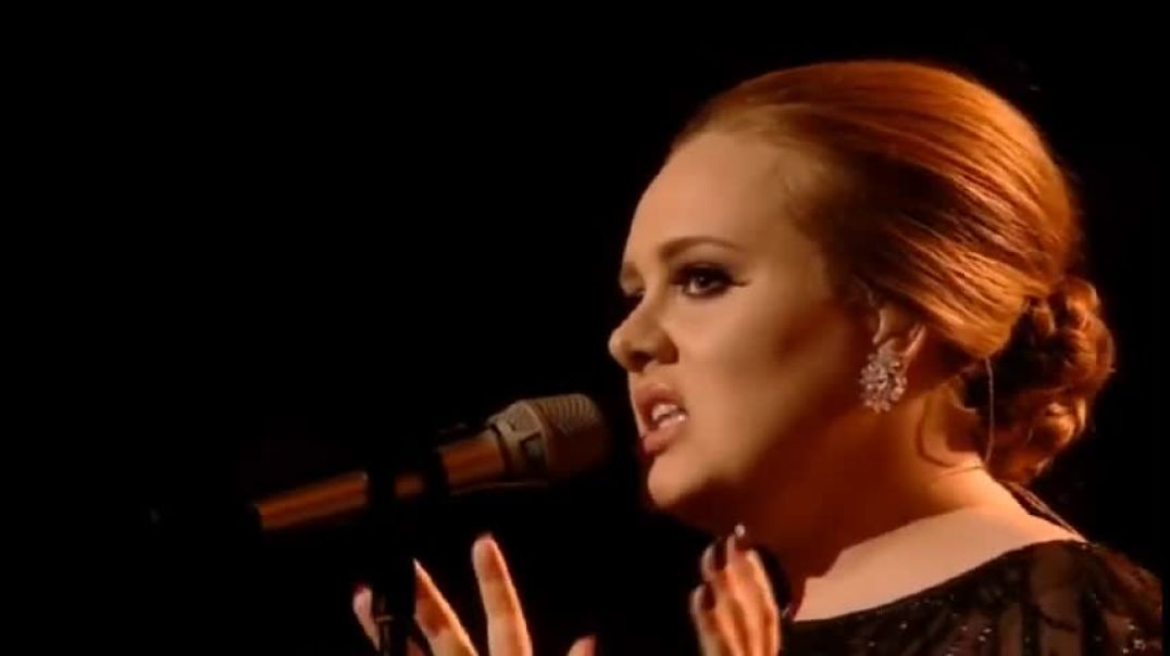 ⁣Adele performing Someone  Like You BRIT Awards 2011