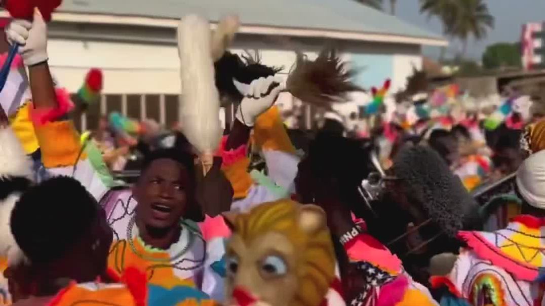 ⁣Vibes from Ghana “The Ankos Festival of Takoradi” 🇬🇭