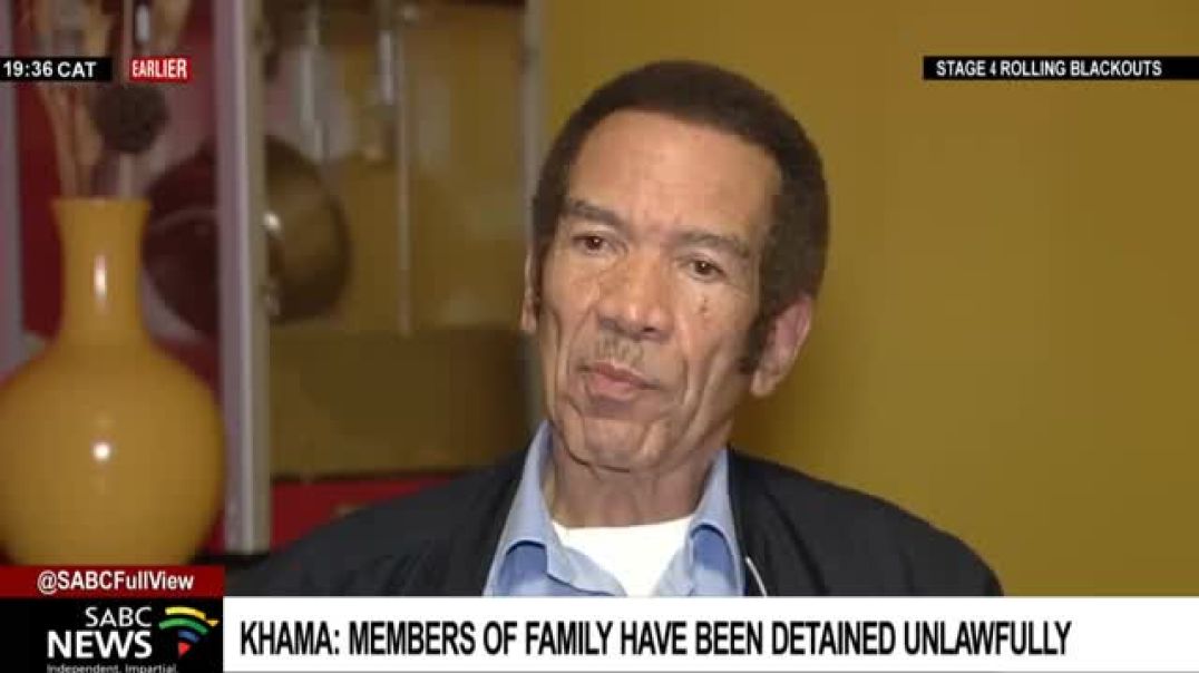FULL INTERVIEW Former Botswana President Ian Khama responds to warrant of arrest against him