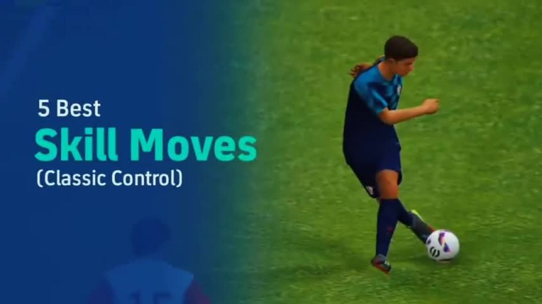 eFootball 2023 Mobile Skill Tutorial  Classic Control   5 Best Effective Skill Moves