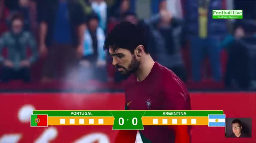 ⁣Portugal Vs Argentina  Penalty Shootout 2023  Messi vs Ronaldo  eFootball PES Gameplay