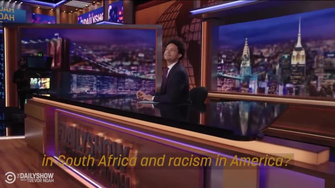⁣South African Racism vs American Racism  Between the Scenes  The Daily Show