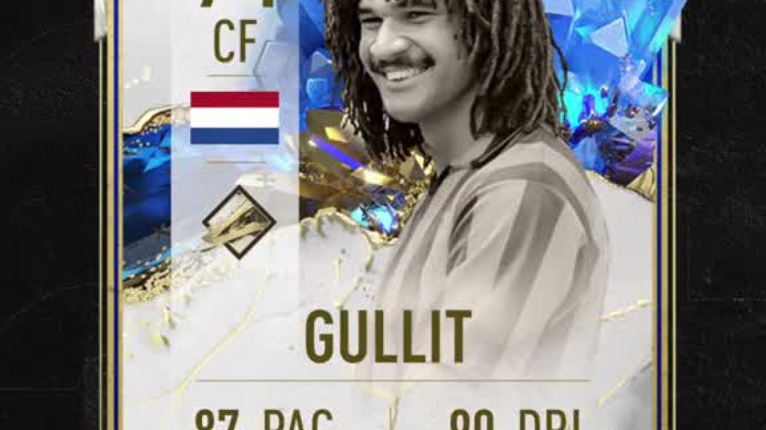 Gullit’s road to TOTY Icon! 💙
