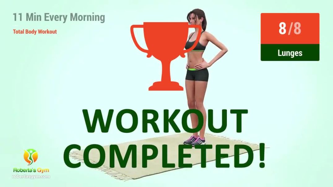 ⁣Do This Workout Every Morning - 11 Minute Total Body