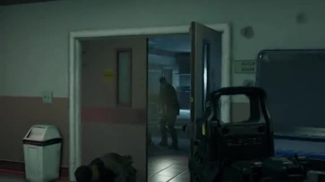 FBI SWAT entering through a hospital which terrorists had taken over, where they have executed multi