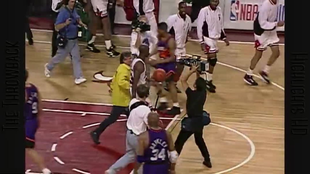 NBA Finals 1993 Phoenix Suns vs Chicago Bulls  Game Highlights  Game 4  Jordan 55 HD