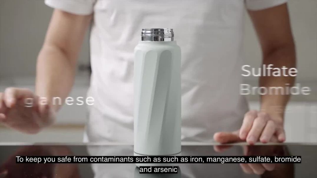 ⁣WaterH – Smart Water Bottle With TDS Quality Sensor
