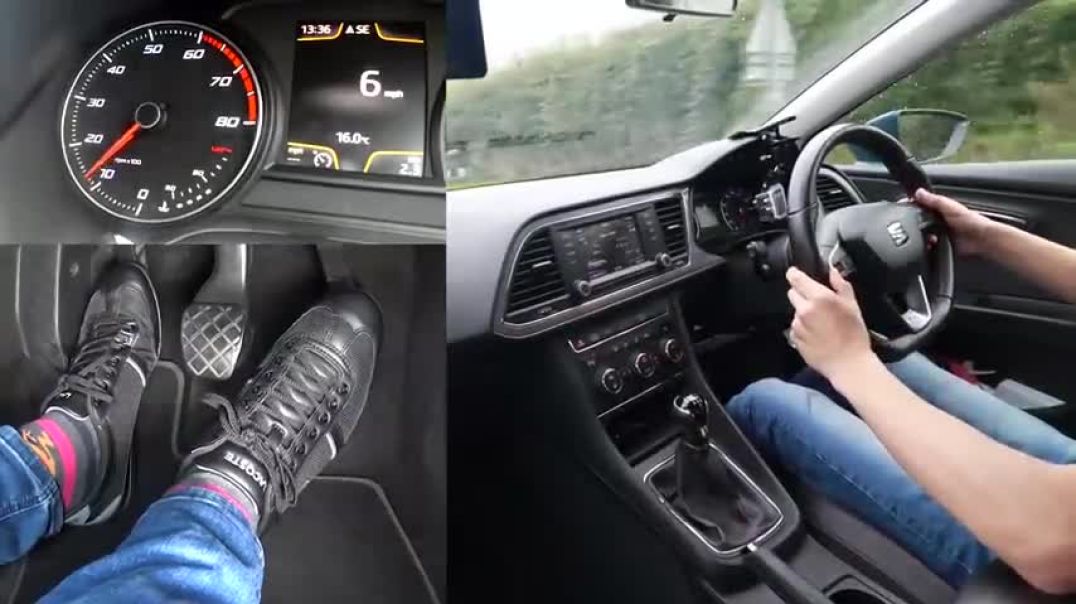 ⁣How to drive a manual car  Driving lesson with clutch advice